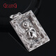 GsunG platinum PT950 men's pendant tag men's and women's platinum zodiac monkey tag animal year needs to be customized platinum PT950 monkey pendant