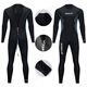 HiSEA Haisheng 5mm diving suit outdoor semi-dry diving men's neoprene one-piece snorkeling suit surfing and paddling swimsuit black 2XL