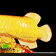 Ji Shanyuan Golden Dragon Fish Ornaments Youyu Home Living Room Entrance Wine Cabinet Office Decoration Crafts Opening Gifts Upgraded Edition Small