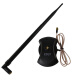 EDUPEP-AB0012.4G10DBi magnetic base high gain omnidirectional WIFI antenna with 1 meter extension cord wireless network card wireless router a good partner