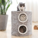 Huayuan pet equipment (hoopet) pet cat climbing frame triangular wall-type cat shelf cat jumping platform cat claw grinding toy