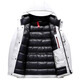 Sbanu verdickte Jacke Herren kurz 2025 Winter neuer Outdoor extrem kalte warme weiße Ente Down Winterjacke 9737 丨 Hellgrau 丨 2xl (185)