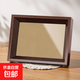 Photo frame empty frame table picture frame mounting 5 inches 6 inches 7 inches 8 inches simple hanging wall decoration wooden frame license frame coffee color 7 inches 13*18cm