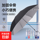 The most popular model on the Internet, manual UV folding umbrella for men and women, dual-use sun protection and sunshade black plastic umbrella, newbie benefits, 7 ribs, solid color, random without vinyl