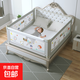 Single-sided lifting bed fence, baby anti-fall guardrail, anti-falling baby safety bed guardrail, one side, single side, gray BABY 1.8+2+2 meters (three-sided installation)