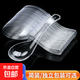 Disposable spoons, takeaway packaged fast food spoons, individually packaged hard plastic crystal ice powder spoons, 2 bags of 100 pieces - simple packaging