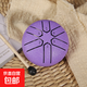 3-inch 6-tone mini ethereal drum percussion steel tongue drum children's portable musical instrument pocket drum toy snare drum wholesale 3-inch purple (drum hammer + sheet music)