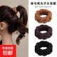 Children's high ponytail ball hair band thickened headband new autumn and winter high elasticity and durable seamless hair rope student high ponytail thickened headband 10 pieces mixed color