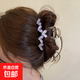 Love grabber female summer 2025 new style hairpin high-end large shark clip back head plate hairpin headdress 02 jelly color-light purple 8cm