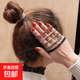 Adult hair rope four-in-one basic hair tie rubber band simple hair tie ponytail hair rope student hair accessories four-in-one head rope 10 pieces mixed color