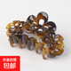 Fall-resistant bathing plate hair clip top clip simple and versatile ponytail hairpin clip head jewelry for women large brown
