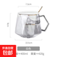 Cup ins high-looking mug couple style cup drinking cup household cup ceramic lid spoon stone pattern cup gray cup + lid + spoon 1 piece 400ml