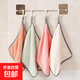 Kitchen rags absorb water and stains, kitchen household dish towels, dish towels, household cleaning, hanging hand wipes, 3 pieces 25*25 random colors