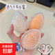 Silicone powder puff storage box portable travel makeup egg storage bag makeup egg storage cover breathable dust bag creative transparent color 2 makeup egg storage boxes
