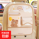 Car seat back storage bag, children's dining table storage bag in car, car multifunctional rear storage bag, balloon bear - with waterproof built-in bucket