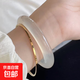 White Moonlight Bracelet Moonlight Jade Hand Girls Versatile Cat Eye Lychee Jelly Bracelet Bracelet Gift Bracelet Women Jelly Color Bracelet