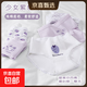Pure cotton underwear for girls, combed cotton children's underwear, girls' briefs, category a, medium and large children's 7A antibacterial women's underwear 11010 purple # (wormwood crotch + random pattern) 2 pieces 140 (recommended 50-63Jin Jin is equal to 0.5kg) individually packaged