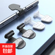 Mobile phone dustproof plug anti-lost model suitable for iPhone16 Apple Android OPPO Xiaomi Huawei Type-c charging port Charging port dustproof sticker-Type-c charging port-Black 2 pieces