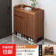Shoe cabinet home entrance cabinet new 2025 popular door entry cabinet storage cabinet integrated wall storage cabinet style selection | hazy walnut color 60cm door-to-door delivery and self-installation