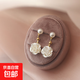 Camellia Pearl Earrings Niche Design Earrings 2024 New Trendy Unique Flower Earrings for Women Autumn 925 Silver Needles One Pair Price