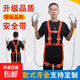 New national standard European-style full-body five-point high-altitude work safety belt construction site double hook outdoor anti-fall safety belt electrician European-style unbuffered double small hook 2-meter rope