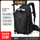 Hiking bag, outdoor professional backpack, trekking pole fixed, lightweight hiking bag, travel multi-functional backpack, sports bag, obsidian black (classic stain-resistant)