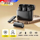 Pengjing wireless radio mic lavalier microphone clip-on live broadcast equipment full set of radios for mobile phone short video shooting mic mobile phone noise reduction outdoor tiktok anchor one to two TC interface lavalier mic deep noise reduction + ultra-clear radio