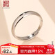 Old silversmith s999 pure silver ring couple ring simple live ring ring for men and women Valentine's Day gift couple ring