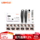LeBycle Mountain Road Bike Tire Repair Tool Set Portable Inner Tube Patch Glue Sheet Contains Tire Lever Stick