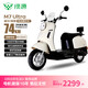 Luyuan Double 11 Yearning Life Recommendation Electric Motorcycle M7ultra Continued 74km-60V20AH-5 lead-acid batteries-1000W Household Scooter White