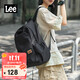 Lee schoolbag female high school student backpack male junior high school large capacity travel backpack college student computer bag black