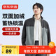 Jingjing Tokyo jacket men's assault polar fleece clothes women's 25 autumn new fleece jacket dark gray XL