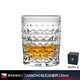 Czech imported BOHEMIA diamond wineware water cup series crystal glass whiskey spirit cup foreign wine cup juice cup creative beer cup 230ML whiskey cup