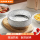 Supor aluminum foil paper plate barbecue barbecue tray air fryer tin foil camping picnic disposable lunch box bowl large size 50 sheets