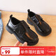 Warrior Children's Day Shoes Black Small Leather Shoes Campus Performance Mary Jane Shoes WPD(WZ)-0218 Black 34
