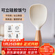 Home easy, upright silicone wooden handle rice spoon, rice cooker, non-stick rice, no damage to the pot spoon, household heat-resistant rice spoon