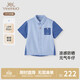 YEEHOO children's shirt summer short-sleeved breathable cool sun protection boys' top