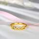 Xie Ruilin (TSL) gold open hollow ring heart-to-heart female wedding wedding pure gold ring YL950 about 1.8 grams labor cost 380 yuan