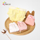 Six colors of happiness, baby underwear for girls 1-3 years old, pure cotton girls underwear, baby underwear, female briefs, shorts, bread pants, picture color set of 4 (all one size smaller), size 80
