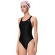 YINGFA imitation sharkskin fabric professional racing one-piece with drainage line triangle one-piece swimsuit 921 black 3XL (1.70m/130Jin Jin equals 0.5kg)