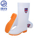 Huili rain boots men's high tube water shoes rain boots men's waterproof rain boots rubber shoes work overshoes fishing shoes HXL867 white high tube (oil resistant to acid and alkali) 42