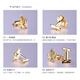 KFLK men's cufflinks French cuff buttons shirt metal cuff buttons birthday gift shirt buttons gold leaf Cufflinks custom engraving gift box gold