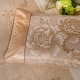 Antarctic mat home textile printed ice silk mat three-piece set widened foldable mat peony gold 1.5m bed