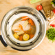Yongxing DYG-50AFW electric stew pot 304 stainless steel electric soup pot household multi-functional large-capacity fully automatic soup and porridge artifact commercial health-proof water-proof stew pot for stewing lemon paste (40AFK) 10L thickened stainless steel liner 4L porcelain stew pot