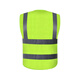 HONYSON reflective vest reflective clothing road construction safety warning clothing mesh reflective strips cycling fluorescent vest printable summer breathable style
