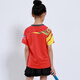 速干儿童羽毛球服套装男童女童短袖夏季中小学生乒乓球服网球服训练服团队运动服比赛队服跑步衣短裤团购印字 童装3880红色(配黑裙裤) 成人码（请咨询客服）