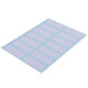 Deli 840 pieces 1338mm self-adhesive sticker stickers self-adhesive stickers 14 pieces/piece 33209
