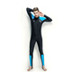 Yingfa (yingfa) full body one-piece long-sleeved sunshade suit, waterproof mother suit, swim suit, wet suit, men's jellyfish suit, lake blue L