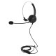 YEY VE120-MV headset call center headset customer service office headset single ear suitable for telephone fixed-line crystal headset line control headset