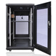 Gabinete ZHJT 24U Gabinete 1.2M Gabinete de red Estándar Gabinete de 19 pulgadas 600*600*1200ZT6622 Puerta de vidrio negro Modelo ordinario